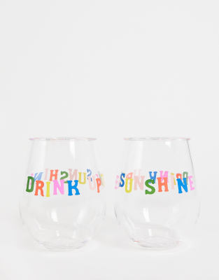 BAN DO Ban Do drink up the sun glass set-Multi