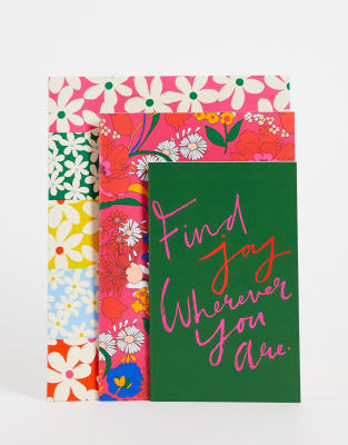 Ban Do - Lot de 3 carnets-Multicolore