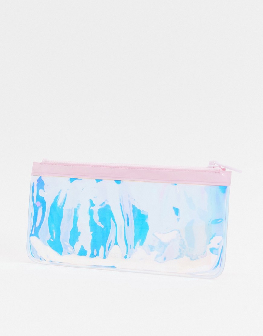 Ban Do pencil pouch in pearl iridescent-Pink