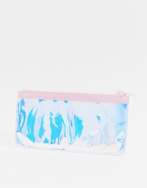 Ban Do pencil pouch in pearl iridescent