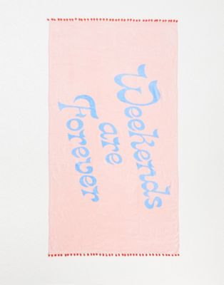Ban Do weekends are forever beach towel