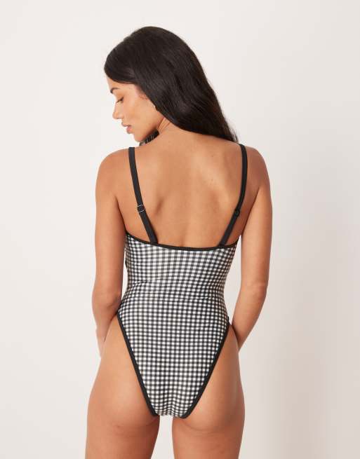 Bañador a cuadros vichy negros de Peek & Beau, 4 de 4