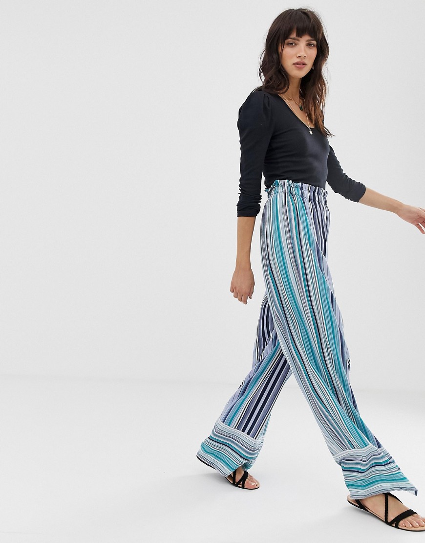 Band of Gypsies stripe trousers-Blue