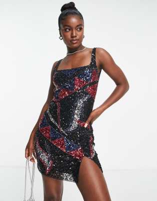 sequin mini dress