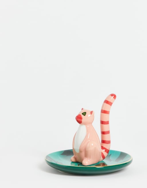Bandeja para bisutería con diseño de lemur de Fizz Creations