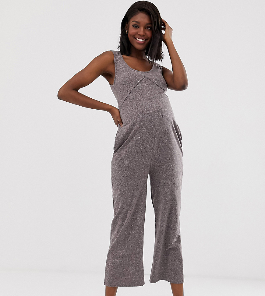 Bandia Maternity jersey all in one-Grey