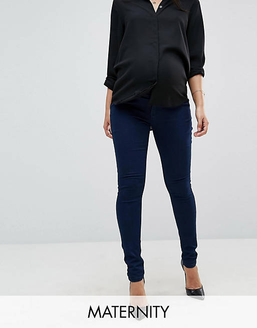 Bandia Maternity over the bump jegging with removable bump band