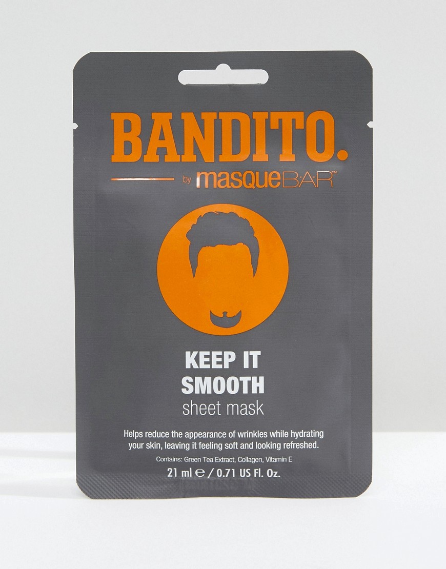 Masquebar - Bandito keep it smooth gezichtsmasker-zonder kleur