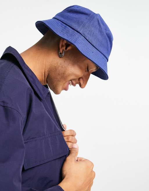 Bando canvas bucket hat in navy