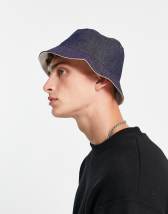 Bershka - Cappello da pescatore all'uncinetto marrone