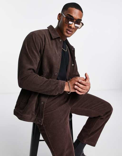 Bando co-ord boxy fit cord collar jacket