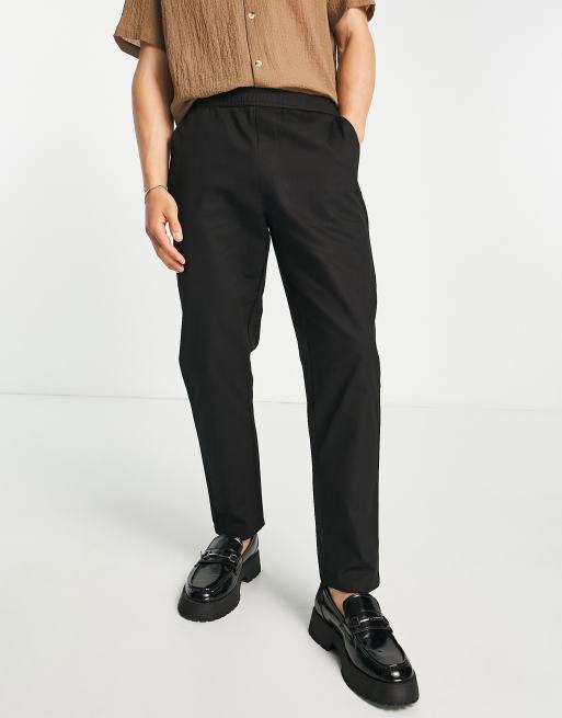 Elasticated deals cropped trousers