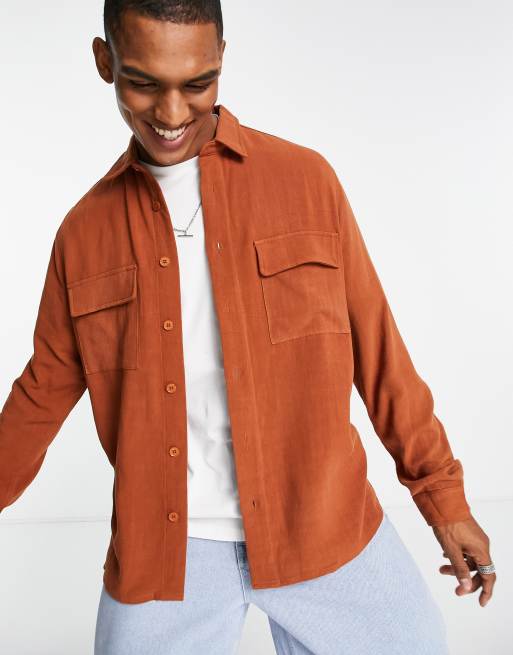 Bando – Kastige Hemdjacke mit Utility-Brusttaschen