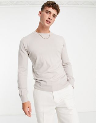 Bando long sleeve jumper in grey