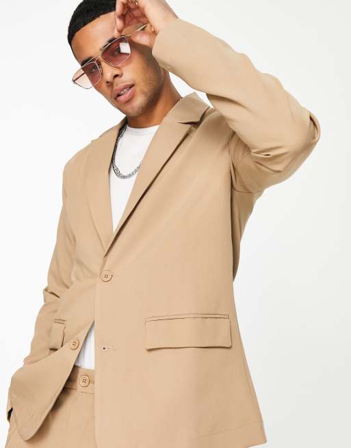 Bando oversized loose 90s fit suit jacket | ASOS