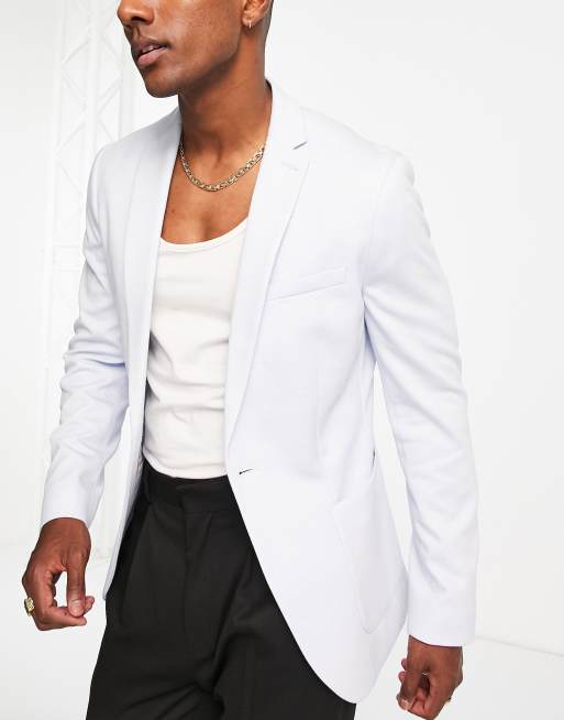 Bando - Slim-fit blazer in duifgrijs