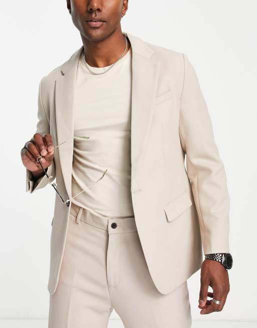 Cream tailored clearance jacket