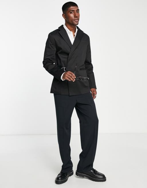 Wrap suit jacket sale