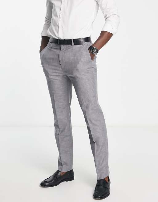 Bando slim suit pants in grey