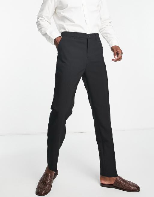 Bando - Sorte habitbukser i slim fit