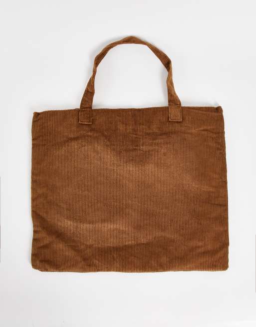 Bando - Totetaske i gyldenbrun fløjl