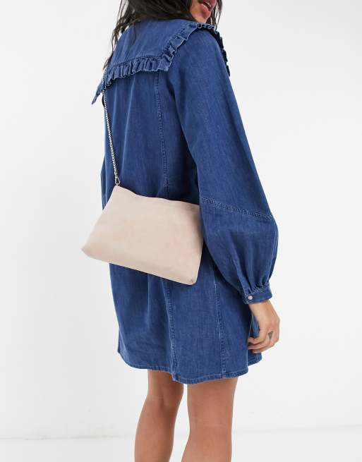 Bandolera beis de cuero Brompton de Karen Millen, 4 de 4