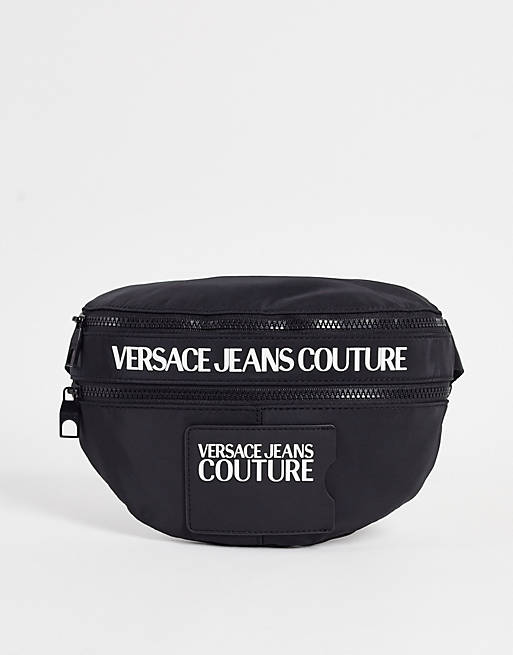 Hombre Other | Bandolera negra con logo de Versace Jeans Couture - PQ45603