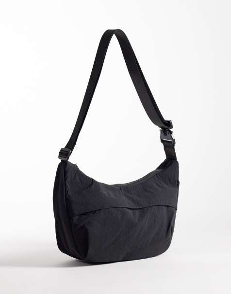 Bandolera negra de nailon de ASOS DESIGN - view 1