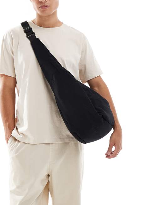 Bandolera negra estilo riñonera extragrande de Jack & Jones, 4 de 4