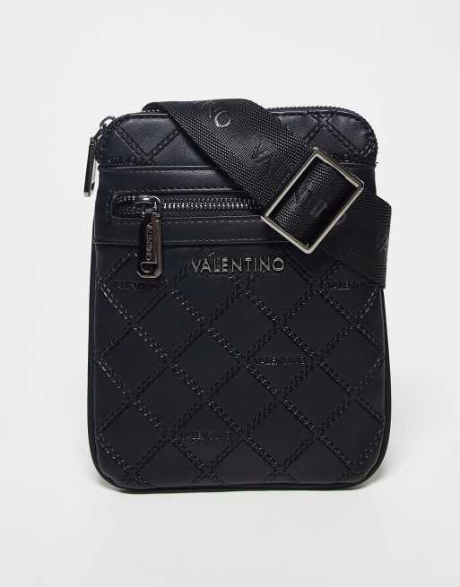 valentino gyoza pouch clutch bag in black