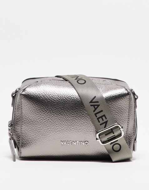 Bandolera pequeña gris plomo cuadrada Pattie de Valentino - view 1
