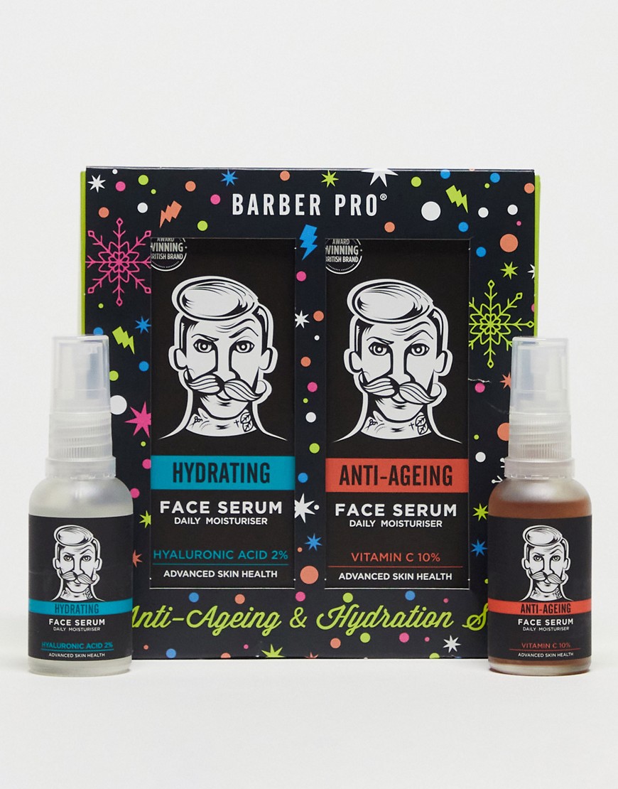BARBER PRO Anti-Aging & Hydration Serum Duo Gift Set-No color