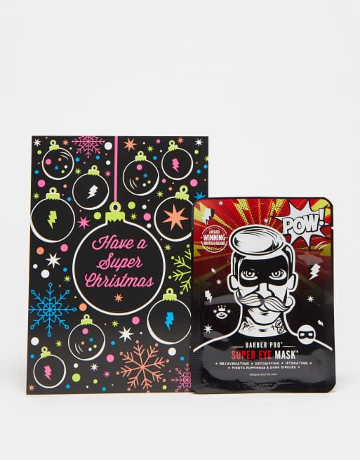 Barber Pro Christmask Card with Super Eye Mask 