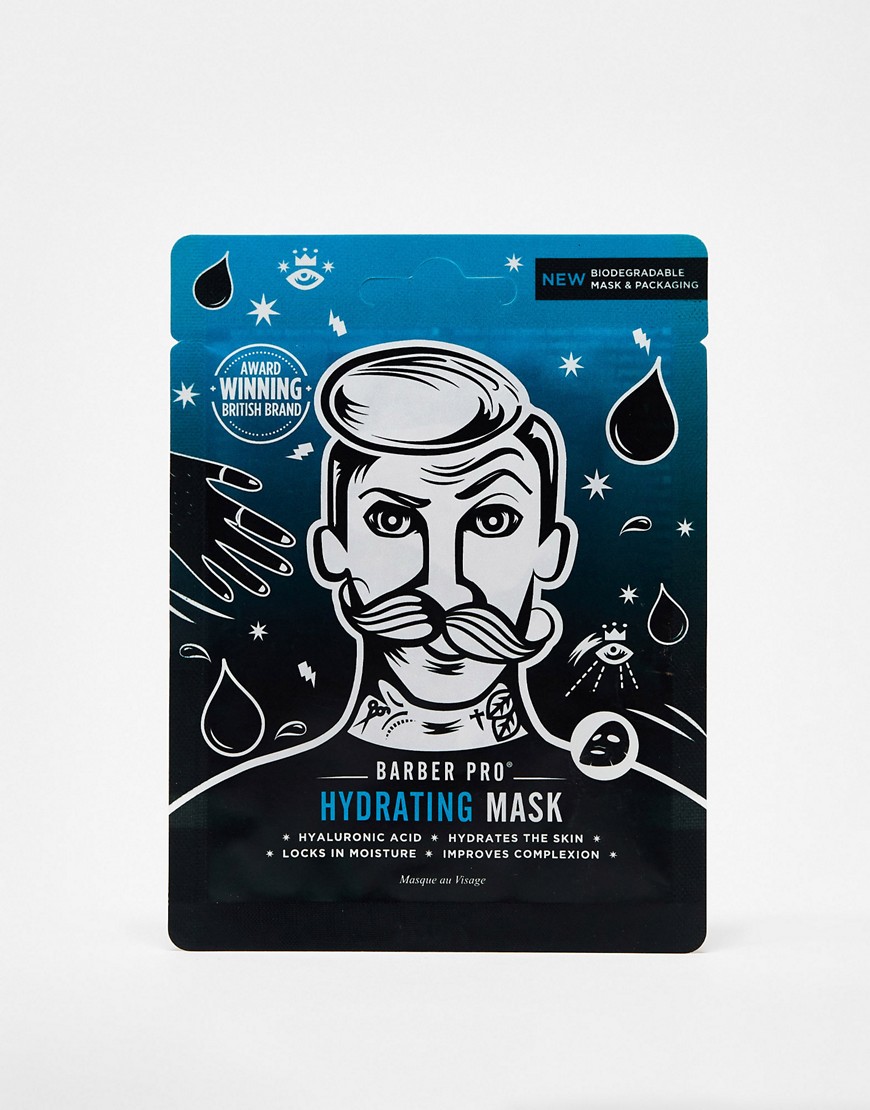Barber Pro Hydrating Hyaluronic Acid Sheet Mask-no Color In Black
