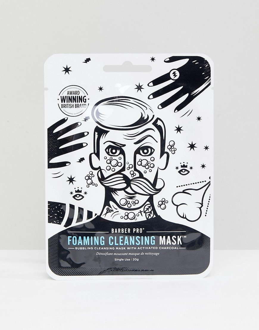 Barber Pro – Rengörande skummande ansiktsmask-Ingen färg