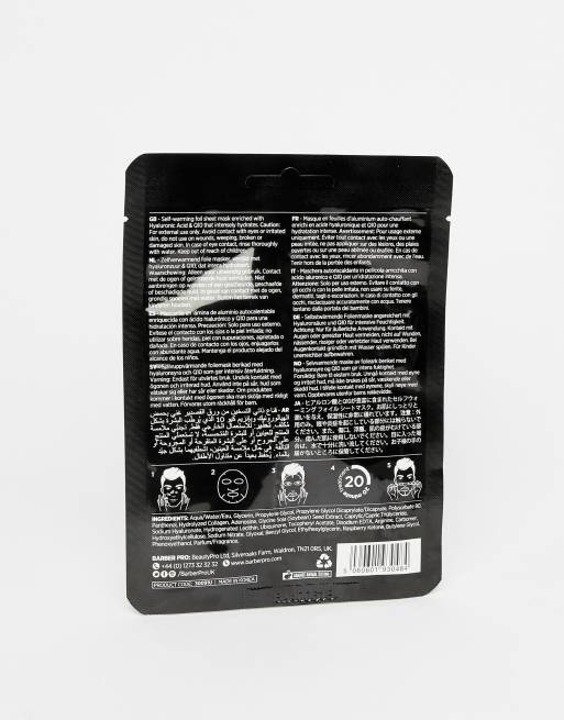BARBER PRO Skin Renewing Foil Mask, 4 of 4