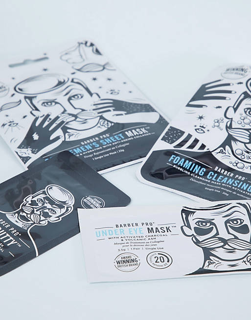 Barber Pro – Skin Revival Mask Set – Ansiktsmask