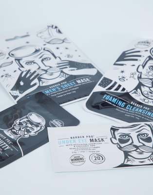 Barber Pro Barber Pro Skin Revival Mask Set-No colour