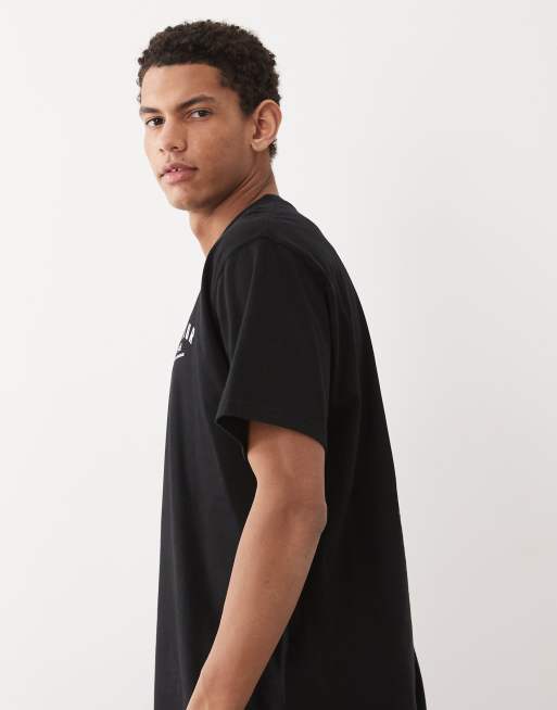 Barbour 1946 graphic oversized t-shirt with back print in washed blue, 4 of 5