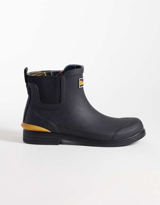Barbour Abbeyfield packable gumboots in navy, 4 of 5