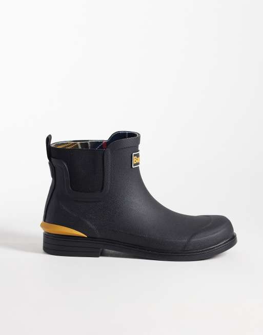 Barbour Abbeyfield packable welly boots in black, 4 of 5