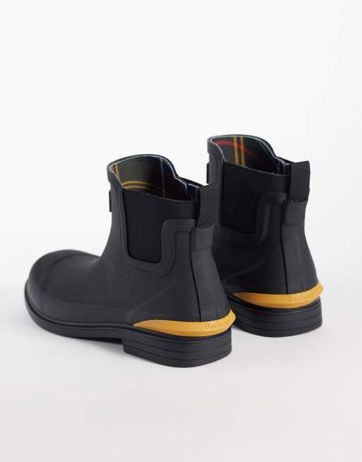 Barbour Abbeyfield packable welly boots in navy, 2 of 5