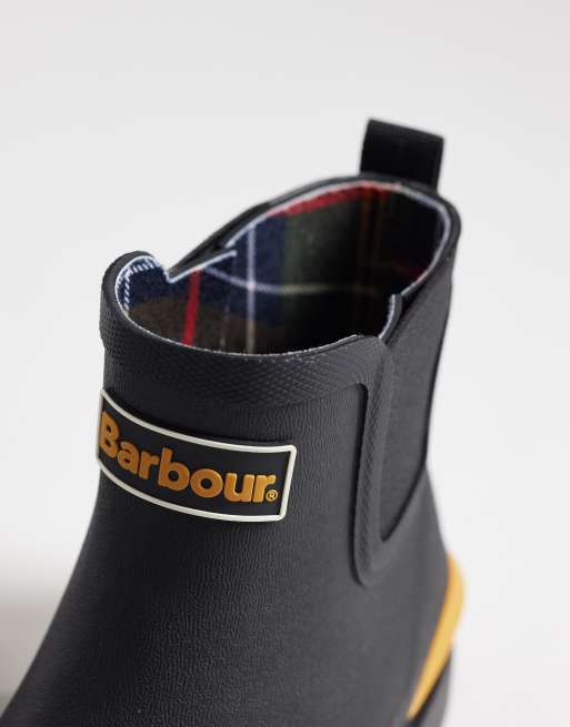Barbour Abbeyfield packable welly boots in navy, 3 of 5