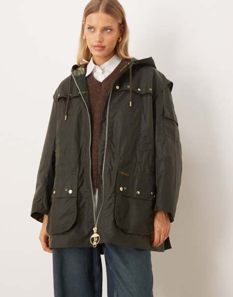 Barbour Aberford wax jacket in olive - view 1