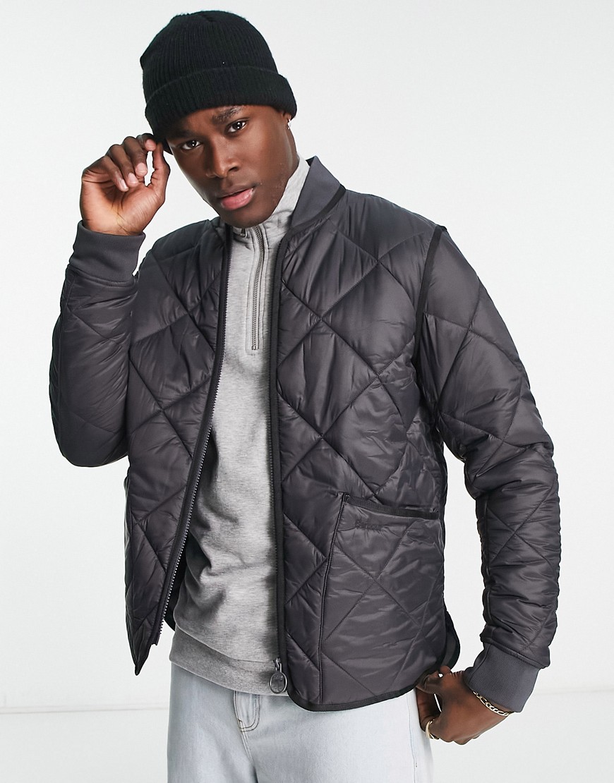 Barbour Action Liddesdale quilted jacket in black