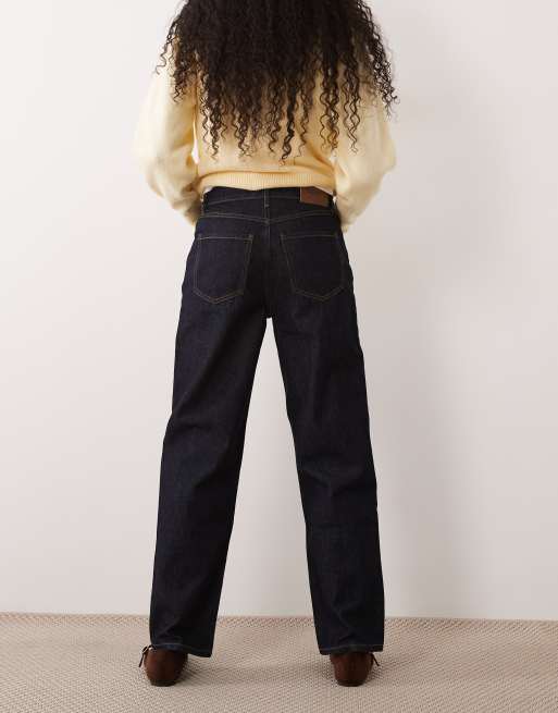 Barbour Adalyn straight leg denim jeans in indigo blue, 3 of 6