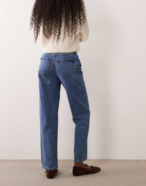 Barbour Adalyn straight leg denim jeans in mid wash blue, 3 of 6