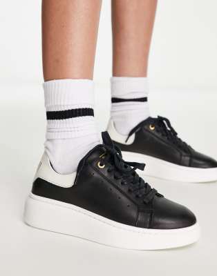 Barbour - Amanza - Flatform-Sneaker in Schwarz