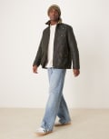 [Barbour] Barbour Angler wax jacket-Green Chest 45.5 Fern