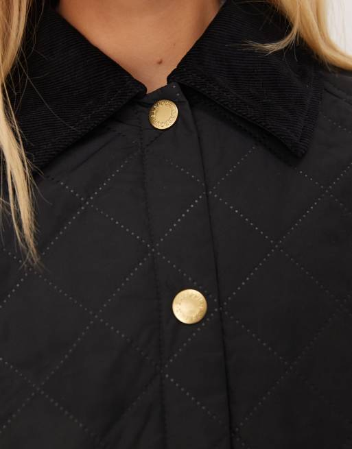 Barbour Anise quilted jacket in black/ancient , 3 of 4